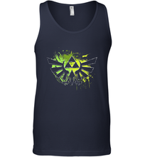 Load image into Gallery viewer, Legend Of Zelda Triforce Logo Paint Splatter Men's Tank Top
