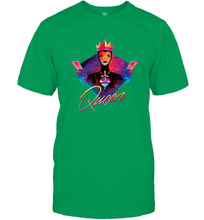 Load image into Gallery viewer, Disney Villains Evil Queen Neon 90s Rock Band Men's T-Shirt
