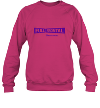 Load image into Gallery viewer, Full Frontal with Samantha Bee Purple Logo Crewneck Sweatshirt
