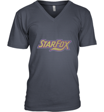 Load image into Gallery viewer, Star fox Vintage Distressed Game Logo Men's V-Neck
