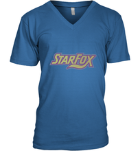 Load image into Gallery viewer, Star fox Vintage Distressed Game Logo Men's V-Neck
