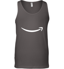 Load image into Gallery viewer, Smile Shirt  White Logo Men's Tank Top
