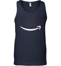 Load image into Gallery viewer, Smile Shirt  White Logo Men's Tank Top
