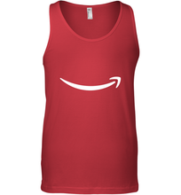 Load image into Gallery viewer, Smile Shirt  White Logo Men's Tank Top
