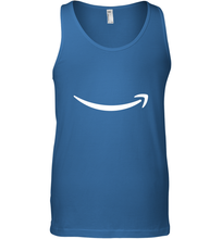 Load image into Gallery viewer, Smile Shirt  White Logo Men's Tank Top

