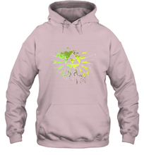 Load image into Gallery viewer, Legend Of Zelda Triforce Logo Paint Splatter Hooded Sweatshirt
