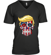 Load image into Gallery viewer, Trump sugar skull Men's V-Neck
