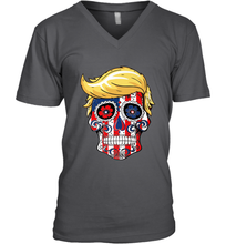 Load image into Gallery viewer, Trump sugar skull Men's V-Neck
