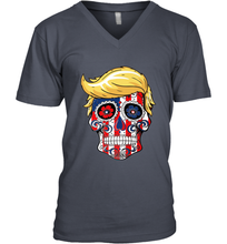 Load image into Gallery viewer, Trump sugar skull Men's V-Neck
