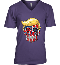 Load image into Gallery viewer, Trump sugar skull Men's V-Neck
