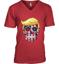 Load image into Gallery viewer, Trump sugar skull Men's V-Neck
