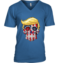 Load image into Gallery viewer, Trump sugar skull Men's V-Neck
