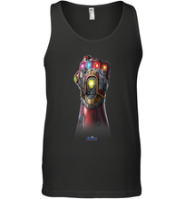 Load image into Gallery viewer, Marvel Avengers Endgame Infinity Stone Gauntlet Color Logo Men's Tank Top
