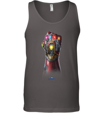 Load image into Gallery viewer, Marvel Avengers Endgame Infinity Stone Gauntlet Color Logo Men's Tank Top
