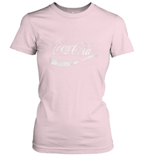 Load image into Gallery viewer, Coca Cola Vintage White Enjoy Logo Women's T-Shirt
