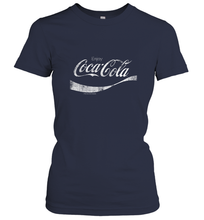 Load image into Gallery viewer, Coca Cola Vintage White Enjoy Logo Women's T-Shirt
