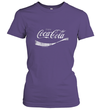 Load image into Gallery viewer, Coca Cola Vintage White Enjoy Logo Women's T-Shirt
