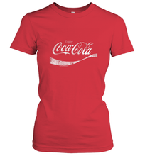 Load image into Gallery viewer, Coca Cola Vintage White Enjoy Logo Women's T-Shirt
