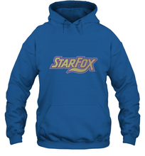 Load image into Gallery viewer, Star fox Vintage Distressed Game Logo Hooded Sweatshirt

