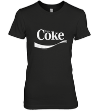 Load image into Gallery viewer, Coca Cola Vintage Enjoy Coke White Logo Women's Premium T-Shirt
