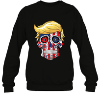 Load image into Gallery viewer, Trump sugar skull Crewneck Sweatshirt
