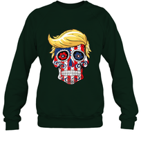 Load image into Gallery viewer, Trump sugar skull Crewneck Sweatshirt
