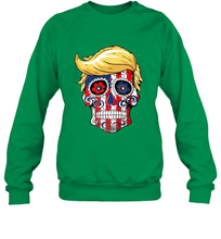 Load image into Gallery viewer, Trump sugar skull Crewneck Sweatshirt

