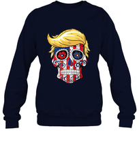 Load image into Gallery viewer, Trump sugar skull Crewneck Sweatshirt
