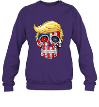 Load image into Gallery viewer, Trump sugar skull Crewneck Sweatshirt

