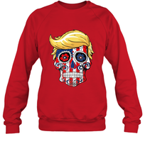 Load image into Gallery viewer, Trump sugar skull Crewneck Sweatshirt

