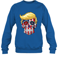 Load image into Gallery viewer, Trump sugar skull Crewneck Sweatshirt
