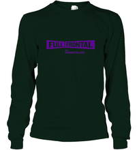 Load image into Gallery viewer, Full Frontal with Samantha Bee Purple Logo Long Sleeve T-Shirt
