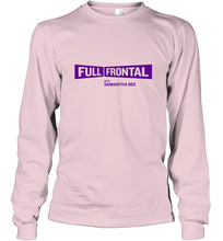 Load image into Gallery viewer, Full Frontal with Samantha Bee Purple Logo Long Sleeve T-Shirt
