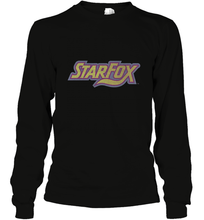 Load image into Gallery viewer, Star fox Vintage Distressed Game Logo Long Sleeve T-Shirt
