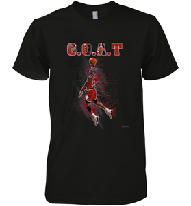 Basketball  Chicago Jordan G.O.A.T. Dunk Men's Premium T-Shirt