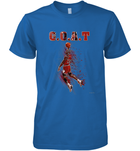 Basketball  Chicago Jordan G.O.A.T. Dunk Men's Premium T-Shirt