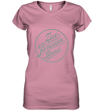 Load image into Gallery viewer, Zac Brown Band  Original ZBB Logo Women's V-Neck T-Shirt
