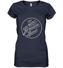 Load image into Gallery viewer, Zac Brown Band  Original ZBB Logo Women's V-Neck T-Shirt
