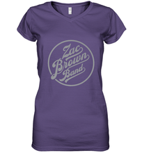 Load image into Gallery viewer, Zac Brown Band  Original ZBB Logo Women's V-Neck T-Shirt
