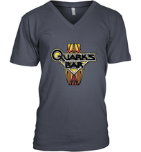 Load image into Gallery viewer, Star Trek DS9 Quark's Bar Vintage Logo Men's V-Neck
