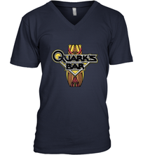 Load image into Gallery viewer, Star Trek DS9 Quark's Bar Vintage Logo Men's V-Neck
