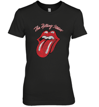 Load image into Gallery viewer, Mens The Rolling Stones Script Tongue Logo Women's Premium T-Shirt
