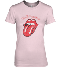 Load image into Gallery viewer, Mens The Rolling Stones Script Tongue Logo Women's Premium T-Shirt
