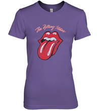 Load image into Gallery viewer, Mens The Rolling Stones Script Tongue Logo Women's Premium T-Shirt
