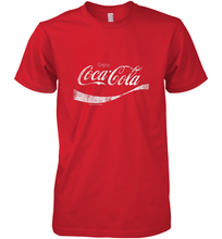 Load image into Gallery viewer, Coca Cola Vintage White Enjoy Logo Men's Premium T-Shirt
