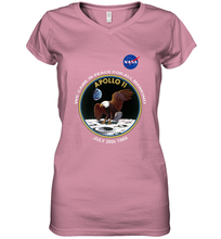 Load image into Gallery viewer, NASA Apollo 11 Moon Landing Women's V-Neck T-Shirt
