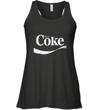 Load image into Gallery viewer, Coca Cola Vintage Enjoy Coke White Logo Women's Racerback Tank
