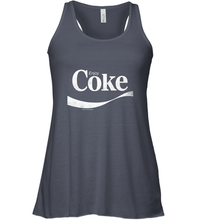 Load image into Gallery viewer, Coca Cola Vintage Enjoy Coke White Logo Women's Racerback Tank
