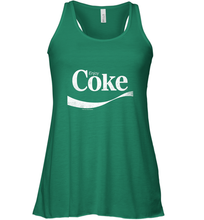 Load image into Gallery viewer, Coca Cola Vintage Enjoy Coke White Logo Women's Racerback Tank
