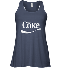 Load image into Gallery viewer, Coca Cola Vintage Enjoy Coke White Logo Women's Racerback Tank

